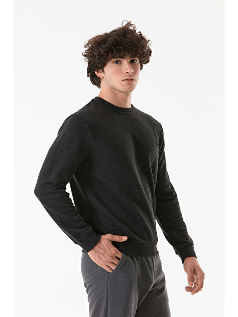 Fullamoda Basic Bisiklet Yaka Sweatshirt - S000274631-29666