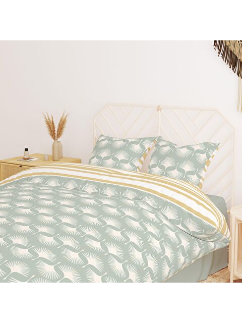 Evmila Baskılı,Desenli Çift Kişilik Nevresim Takımı (ÇARŞAFSIZ) 200x220 cm - S000232996-23173