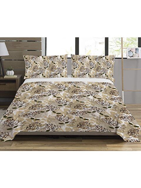 Evmila Baskılı, Desenli Çift Kişilik Baskılı Pike (200x220 Cm) - S000219507-23173