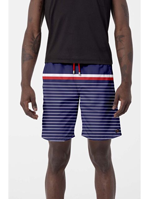 Remsa Erkek Havuz Deniz Şort Desenli 237 Lacivert - S000195681-21164