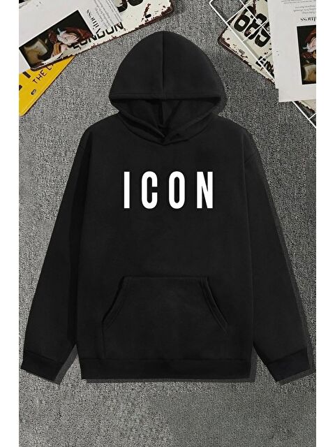 uyguntarz Unisex Icon Baskılı Sweatshirt - S000268362-19351