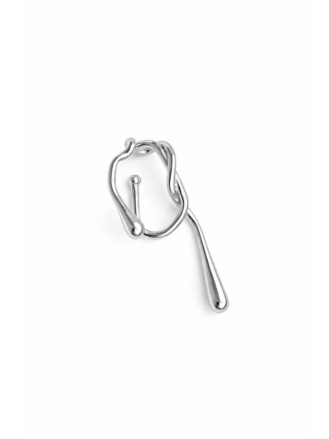 New Obsessions Buckle Modern Geçirmeli Kıkırdak Küpe