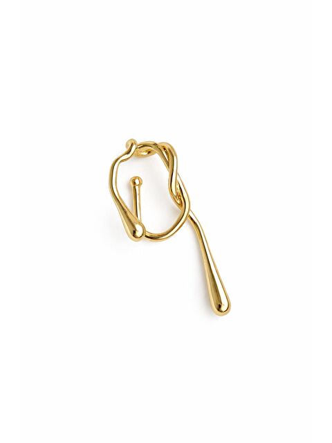 New Obsessions Buckle Modern Geçirmeli Kıkırdak Küpe