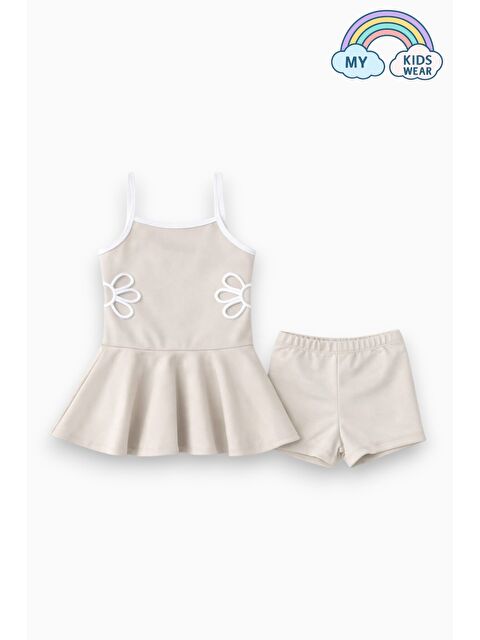 My Kids Wear Kız Çocuk Nakış Detaylı Garson Boy Mayo 5-14 Yaş 12594 - S000514645-19928