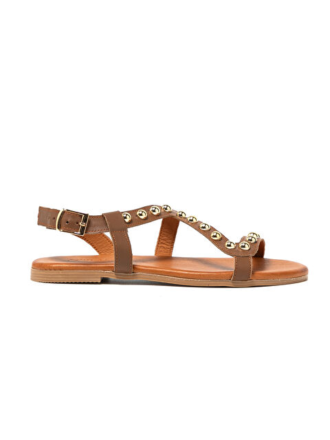 John May Kadın Sandalet MAR-25Y-072-4010 Koyu Kahve - S000509911-19413