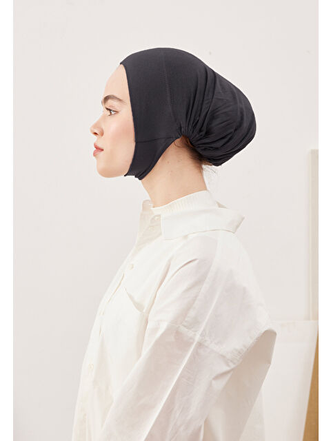 Fresh Scarfs Geniş Hacimli Pratik Bone Antrasit - S000420641-29666