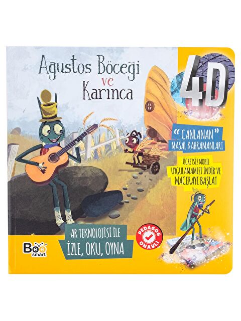 Bee Smart Canlanan Masal Kahramaları Ağustos Böceği ve Karınca - Standart