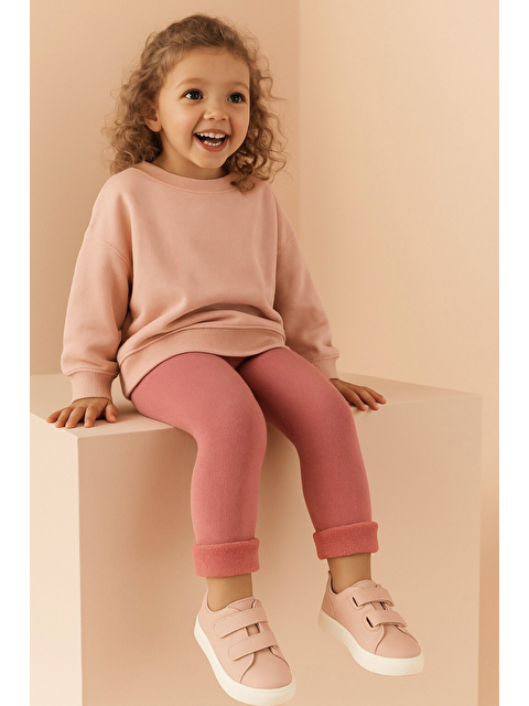 Katia And Bony İçi Havlu Çocuk Tayt Faded Pembe - S000133275-20024