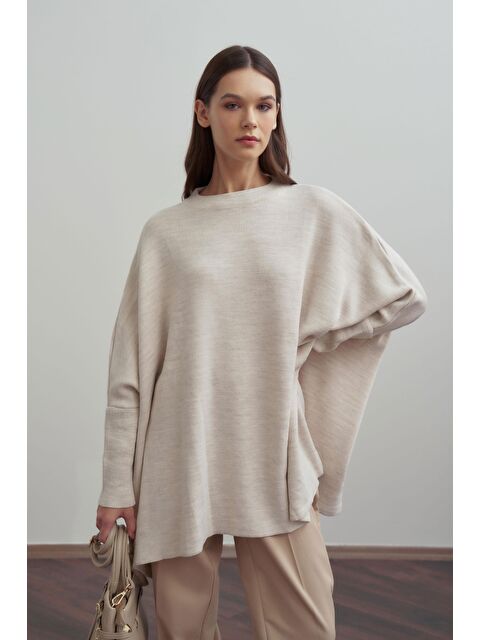 ALLDAY Taş-Asimetrik Kesim Triko Kazak - S000500715-25636