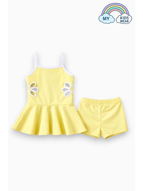 My Kids Wear Kız Çocuk Nakış Detaylı Garson Boy Mayo 5-14 Yaş 12589 - S000514645-20072