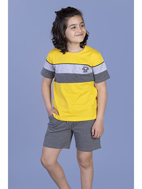 Toontoykids Erkek Çocuk Garni Detaylı Nakışlı Takım - S000271026-20072