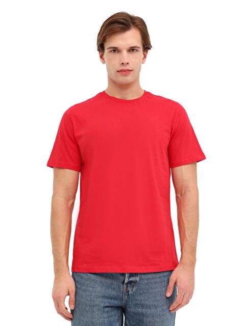 Kinetix MB PAM C 11SN220 6FX Kırmızı Erkek Kısa Kol T-Shirt