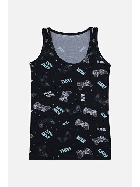 Koza İç Giyim Erkek Çocuk 3'lü Joystick Desenli Atlet - S000310736-37430