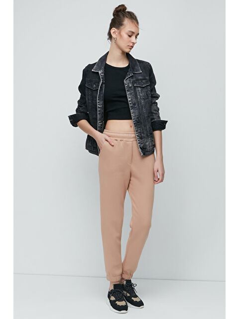 C&City Basic Jogger Eşofman Altı 902 Krem - S000216116-19966