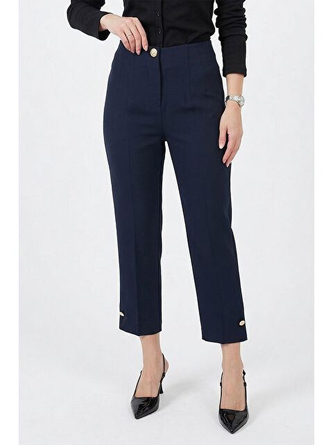 Remsa Sentez Paradise Paça Düğme Pensli Pantolon 5566 Lacivert