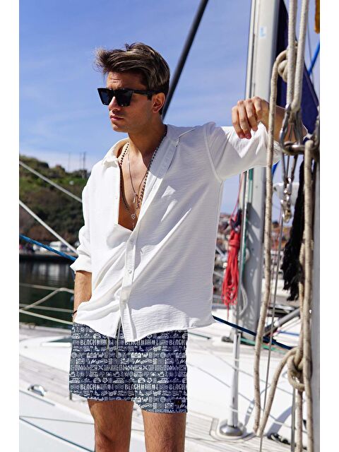 Remsa Erkek Havuz Deniz Şort Desenli 196 - S000195685-21164