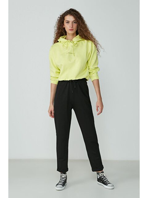 C&City Duble Paça Eşofman Altı 738 Siyah - S000216117-19351