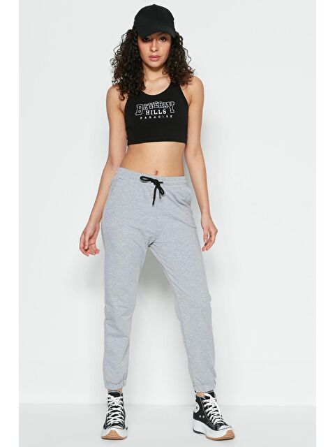 C&City Basic Jogger Eşofman Altı 734 Gri - S000216120-20600