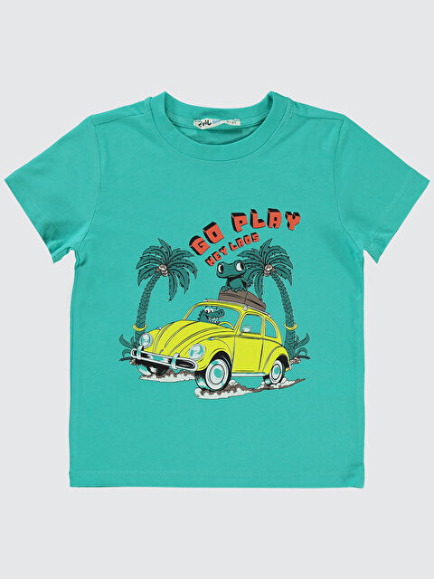 Civil Boys Erkek Çocuk Tişört 2-5 Yaş Mint