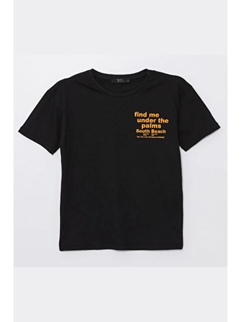 Chandraswear Erkek Çocuk Tshirt Siyah - Ronaldo - S000216126-19351