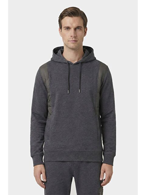 Sabri Özel Giotelli Erkek Pamuklu Kapüşonlu Fermuarlı Eşofman Takım Elbise