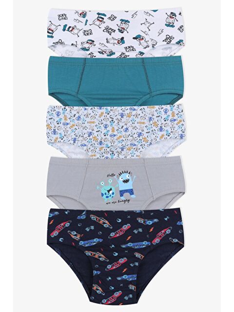 Koza İç Giyim Erkek Çocuk 5'li Pamuklu Slip - S000310738-5206