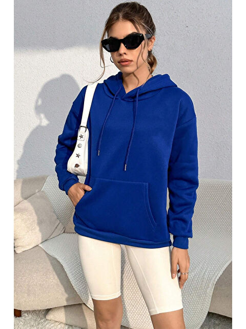 uyguntarz Do What Makes You Happy Baskılı Unisex Oversize Sweatshirt - S000265589-17234