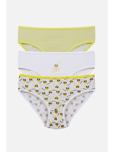 Koza İç Giyim Kız Çocuk 3'lü Penguen Desenli Slip - S000310739-37418