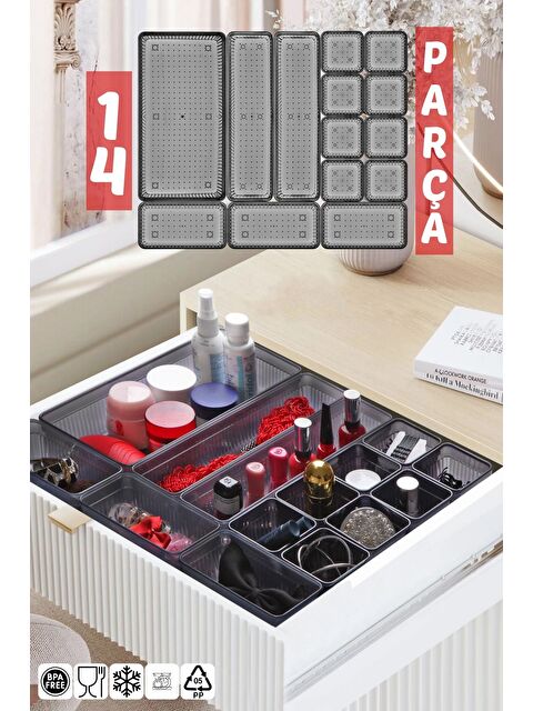 Nandy Home 14 Parça Çekmece İçi  Düzenleyici  Organizer Set - S000302611-20600