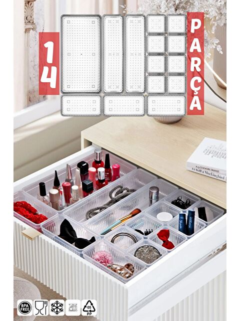 Nandy Home 14 Parça Çekmece İçi  Düzenleyici  Organizer Set - S000302596-20063