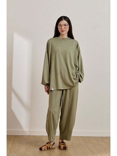 Ceylan Otantik Çağla Şalvar Takım - S000386706-18194