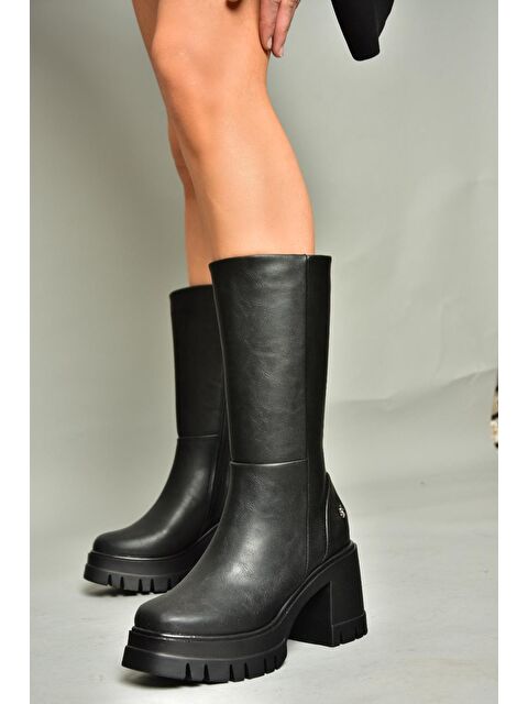 Fox Shoes T9737901 Siyah Kadın Çizme - S000285799-19351