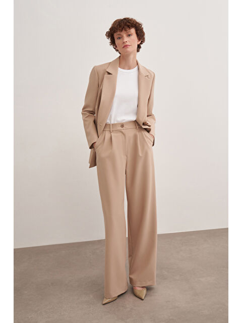 AKER Camel 3221111 Rahat Kesim Pantolon - S000513563-4557