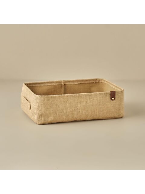 Bella Maison Rose Dikdörtgen Jüt Sepet - S000163334-26406