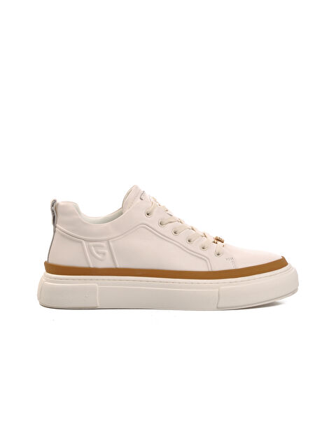 Guja Beyaz Bağcıklı Erkek Sneaker 24K592 - S000281205-20063