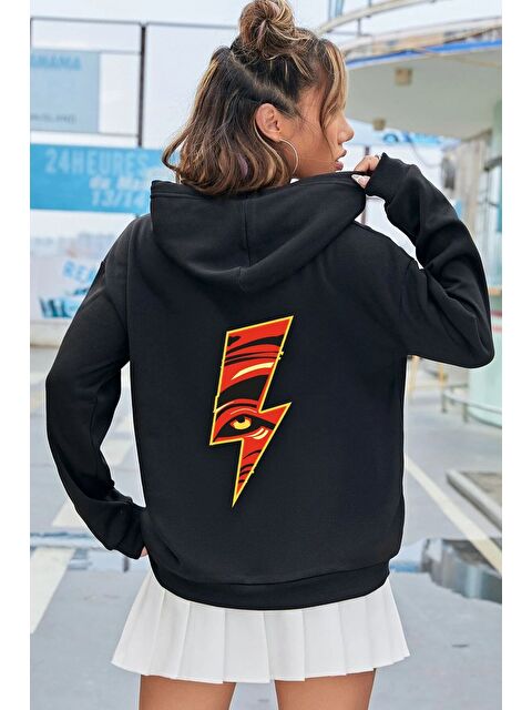 uyguntarz Unisex Yıldırım Baskılı Sweatshirt - S000268365-19351