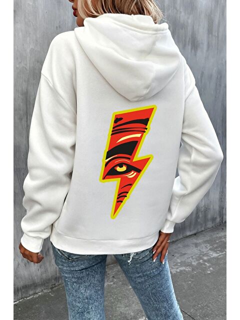 uyguntarz Unisex Yıldırım Baskılı Sweatshirt - S000268365-20063