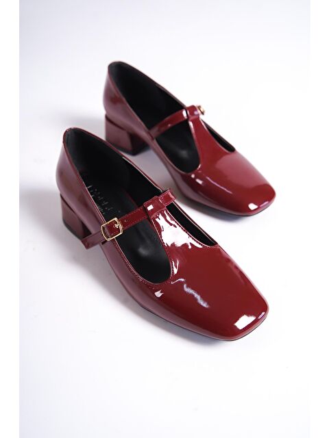 Capone Outfitters Küt Burunlu T Bantlı Alçak Topuk Kadın Ayakkabı - S000158242-19951