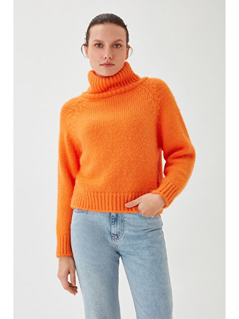 carla10 Kadın Balıkçı Yaka Kaşkorse Triko Kazak - S000500730-20013