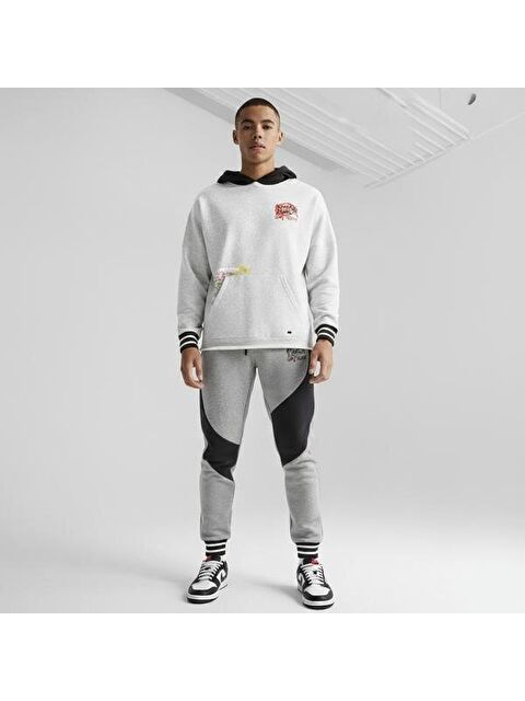 Puma Boroughs Erkek Gri Kapüşonlu Hoodie - S000522220-20600