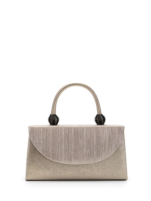 Minebag Sim Dokulu Mandy Abiye El Çantası Altın