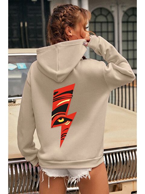 uyguntarz Unisex Yıldırım Baskılı Sweatshirt - S000268365-19928