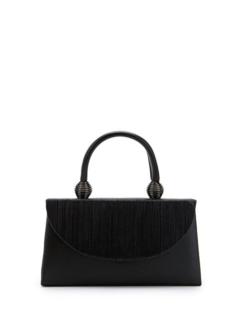 Minebag Sim Dokulu Mandy Abiye El Çantası Siyah