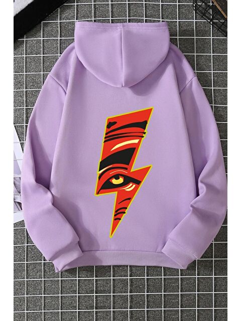 uyguntarz Unisex Yıldırım Baskılı Sweatshirt - S000268365-17878