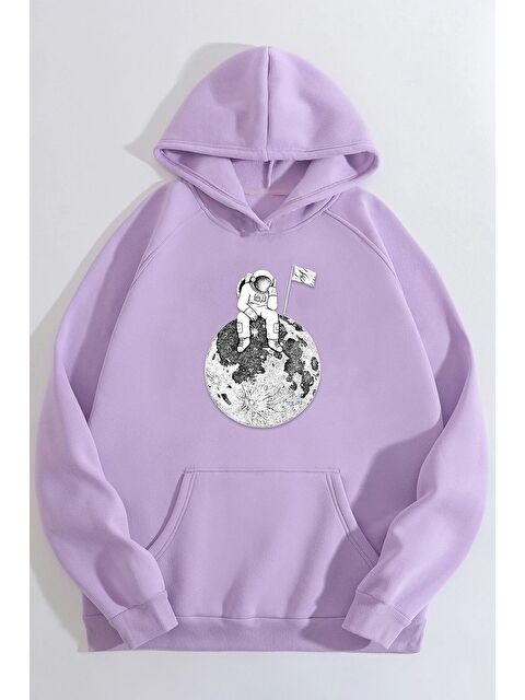 uyguntarz Unisex Astronot Baskılı Sweatshirt - S000268367-17878