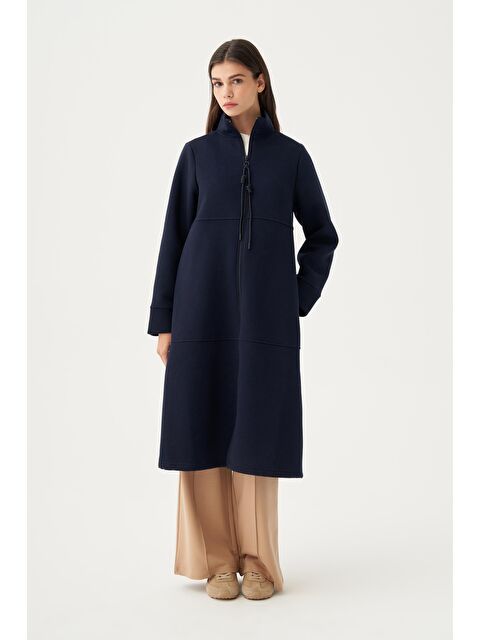 ALLDAY Lacivert-Pamuklu Düğüm Kordonlu Sweatshirt - S000500738-21164