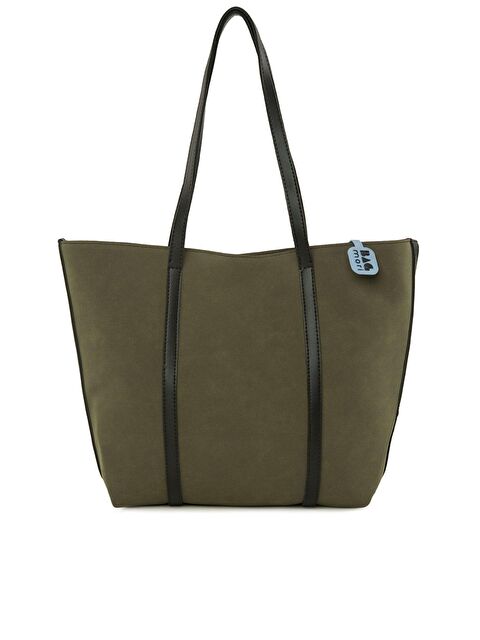 Bagmori Deri Askı Garnili Büyük Nubuk Çanta - S000081403-18547