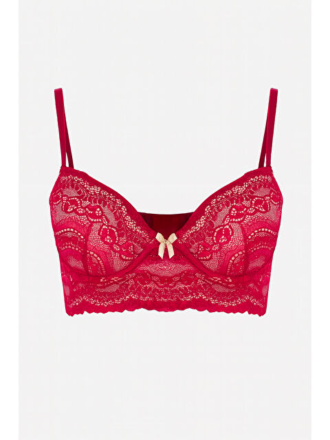 NBB Fuşya Hafif Destekli Kısa Büstiyer - S000443349-18686