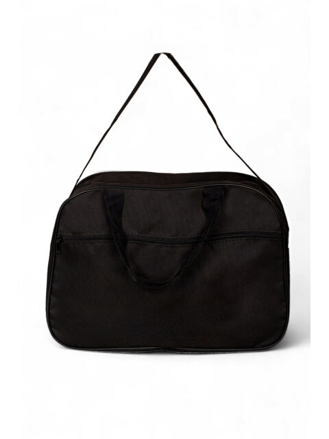TONNY BLACK Unisex Siyah Önü Fermuarlı Seyehat ve Spor Çantası - S000495908-19351