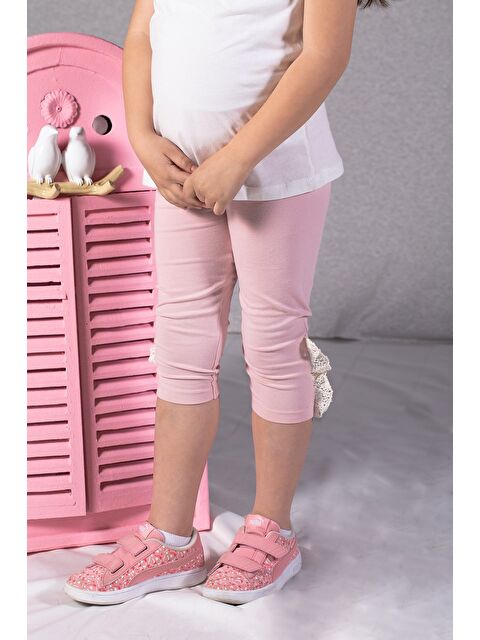 MİNİNİO Kız Çocuk Pembe Tayt (2-7Yaş) - S000325852-20024